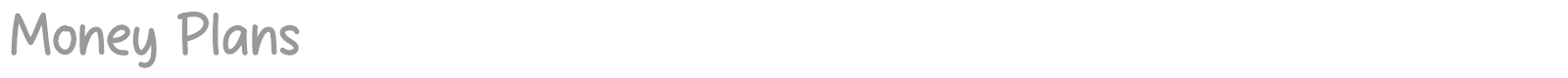 Money Plans font preview
